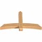 Ekena Millwork Bellingham Timber Gable Bracket, Western Red Cedar, 60"W x 35"H x 5 1/2"D x 5 1/2"F, 14/12 Pitch GBW060X35X0606BEL00SWR - alternate 5
